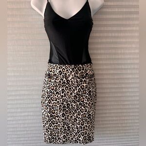 Animal Print Pencil Skirt